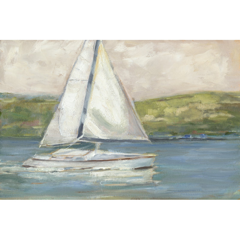 «Off the Coast I», peinture sur toile, H 32 po x l 48 po
