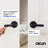  Arc Privacy Door Lever Modern Concealed Design For (Bed & Bath) – Sleek Minimalist Style in Matte Black-114645754