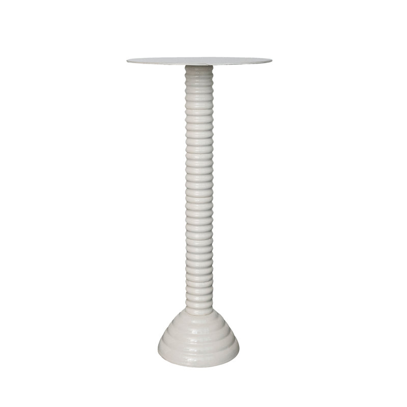 Table en métal avec plateau en bois récupéré
