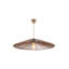 Élégant lustre en métal avec réplique en bambou, 24 x 24 x 3,1 pouces | Câble réglable, certifié CE, douille E27 (40 W maximum) | Superbe finition brune, parfaite pour l'éclairage du salon, de la salle à manger et du vestibule