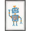 Impression sur papier encadrée Rayland «Happy Robot»-1177442459
