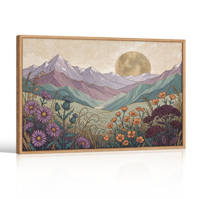 Mountain Meadow Canvas Wall Art Set Of 1