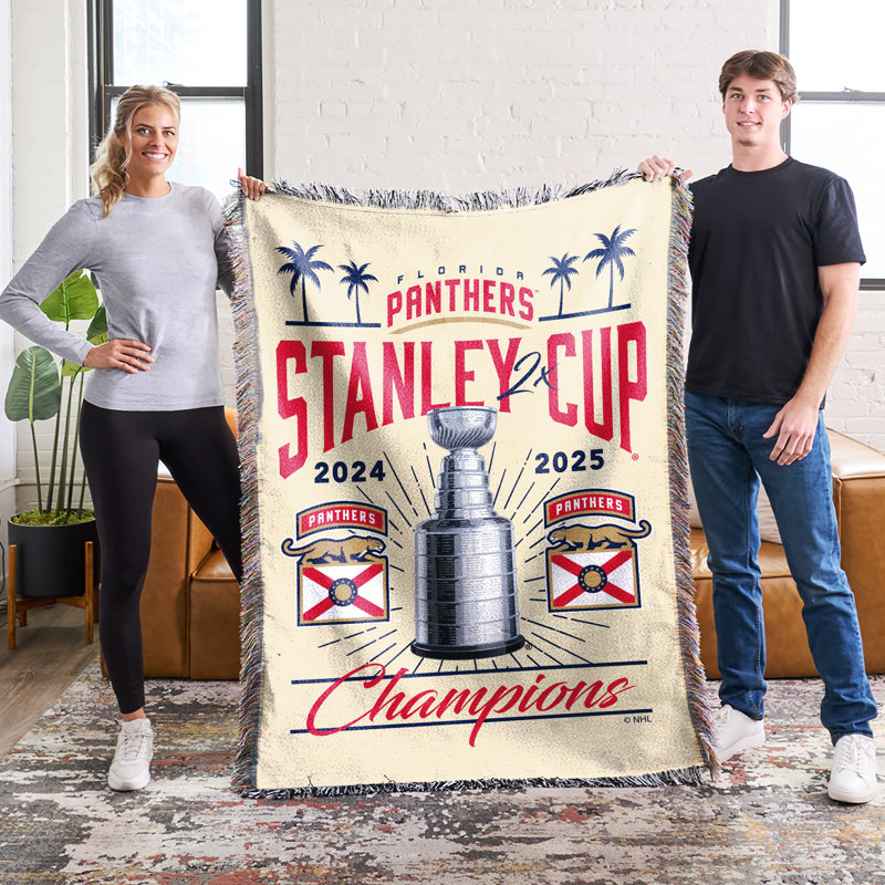 Jeté Florida Panthers Champs - tapisserie Nhl Team