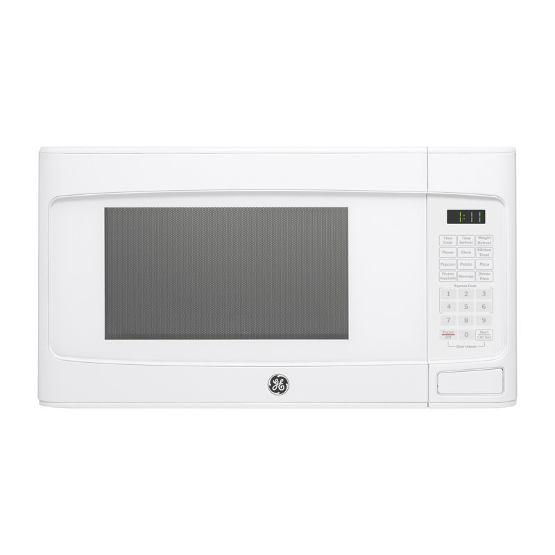 GE 1.1 Cu. Ft. Capacity Countertop Microwave Oven, White