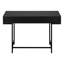 Bureau d'ordinateur 48 po contemporain noir avec tiroirs de rangement pour bureau personnel | Idée cadeau-1530015403