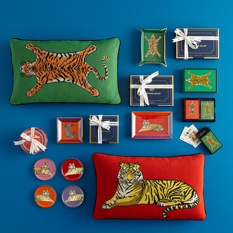 KIT Safari Needlepoint Pillow