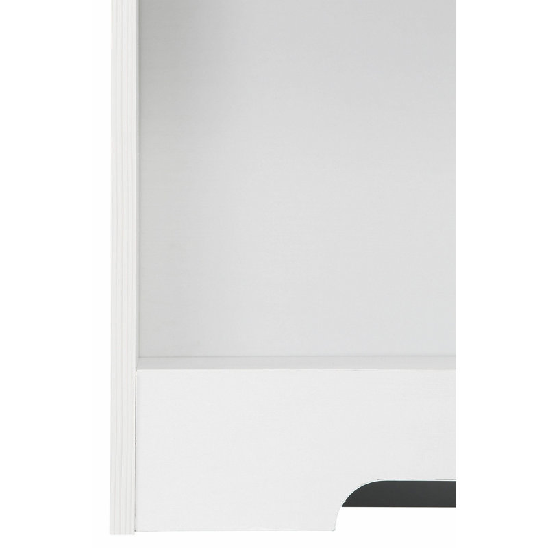Plevna 180cm H x 75cm W Standard Bookcase, White/Oak