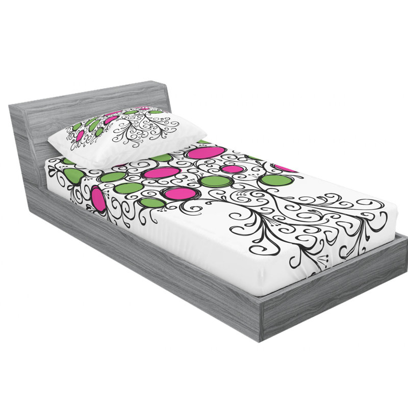 Microfiber Sheet Set, Twin XL Sheet Set with Fitted Sheet