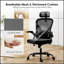 Chaise de bureau ergonomique avec appui-tête réglable et soutien lombaire, conception à haut dossier pour un siège de bureau confortable-763535212-763535211