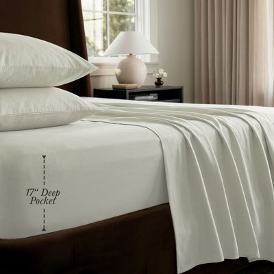 Ensemble de draps 100% coton Supima tissé 1200 fils Threadmill