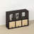 6-Cube Bookcase, Thick Frame, Black Dark Oak-119847680-120436671