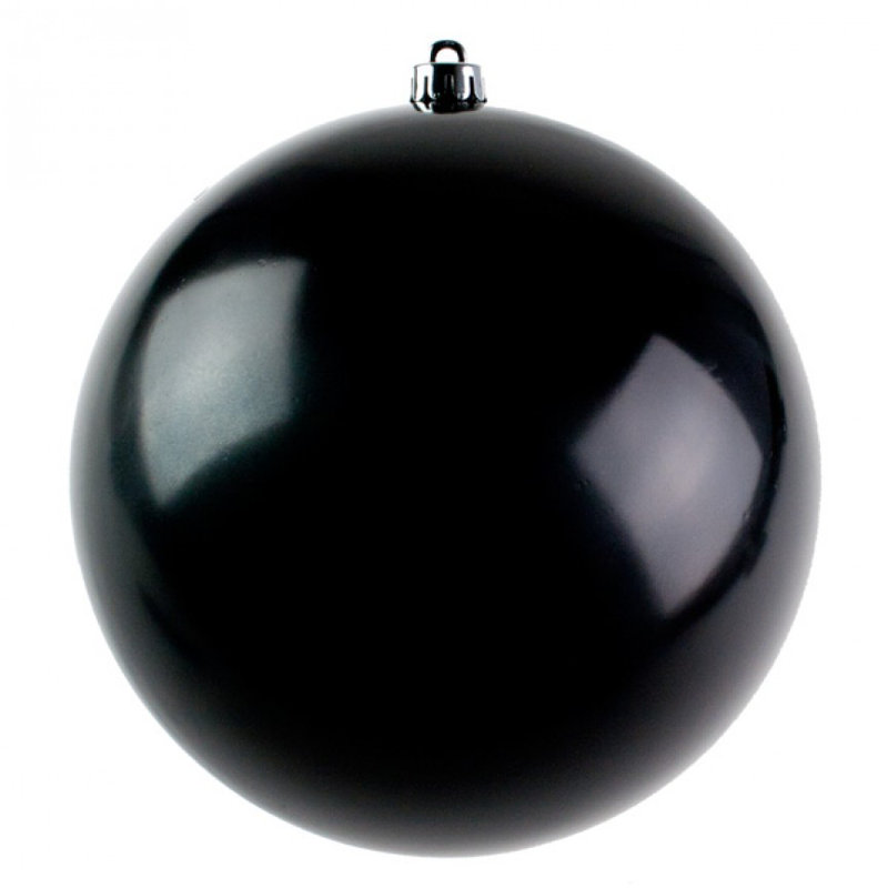 Bauble, Black, 20cm Diameter