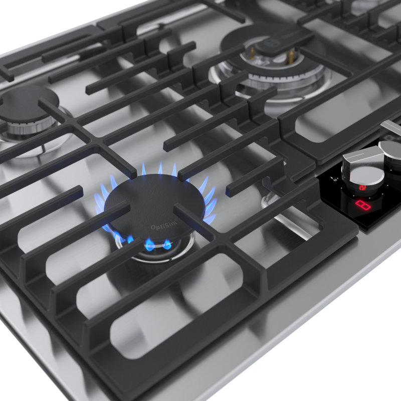 Benchmark,36' Gas Cooktop,5 Burner,SS