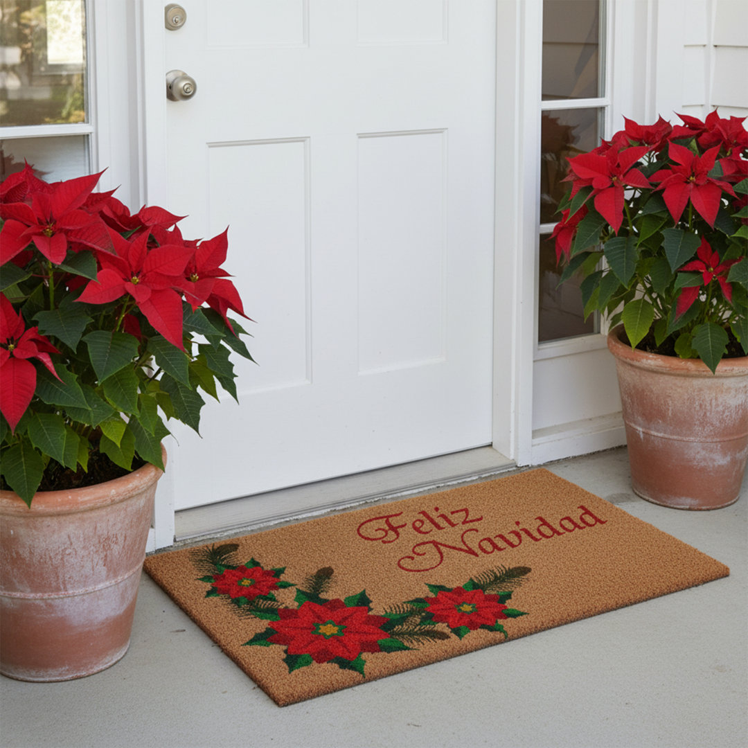 Wilbourn Non-Slip Outdoor Doormat The Holiday Aisle®