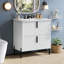 Meuble-lavabo 30 po avec lavabo en céramique-327678774