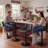 Zager Swivel Upholstered Adjustable Height Bar Stool-1978529460-1978529462