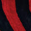 Tapis abstrait rouge royal / noir Fitts-455944614