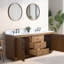 Ensemble de meuble-lavabo autoportant à double cuve 72 po avec plateau en marbre Avignon-114248493-121607143-93982837
