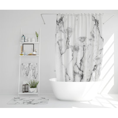 Nestore Polyester Shower Curtain Set