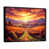 Black Floater Framed