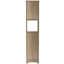 Armoire en lin de 14 po de largeur avec portes doubles, 4 tablettes intérieures et 2 armoires ibis-1814153120