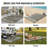 Boho Outdoor Picnic Mat, Waterproof Reversible Camping Rug, Lightweight Washable Non-Slip Mat for Beach, Patio, Garden and Travel-1233140023