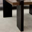 Table basse en noyer de 31,5 po x 31,5 po x 16,6 po pour le salon minimaliste moderne, structure et table facile à nettoyer, ajoutant une touche contemporaine-1786430596