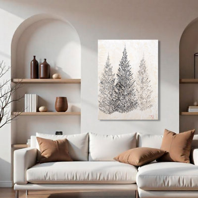 «Monoscape I» par Karen Biery, reproduction d'art sur toile tendue