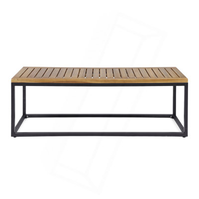 BANC EN BOIS ET MÉTAL JECO INDUSTRIAL