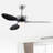 52'' ABS Blades Ceiling Fan With Lights And DC Remote