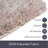 Lavish Home 3-Piece Bathroom Rug Set-20058649
