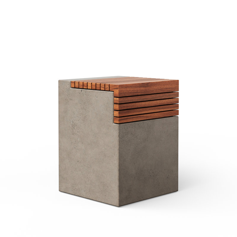 Mixx Accent Stool, Concrete