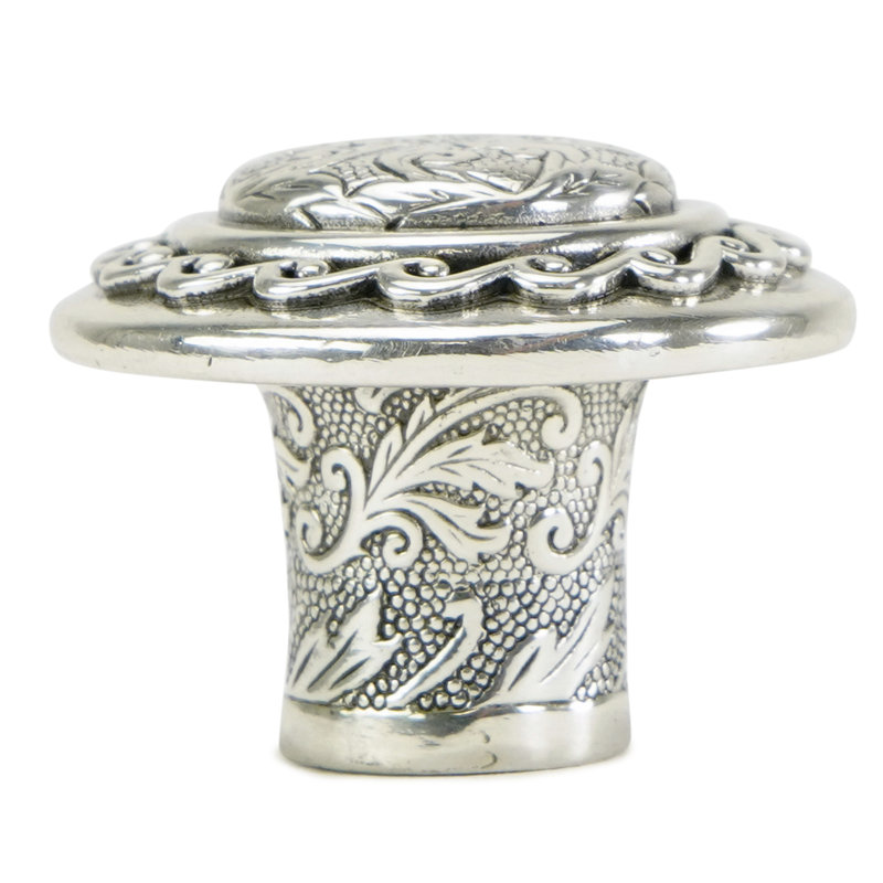AMERICANA KNOB PLATE, Silver