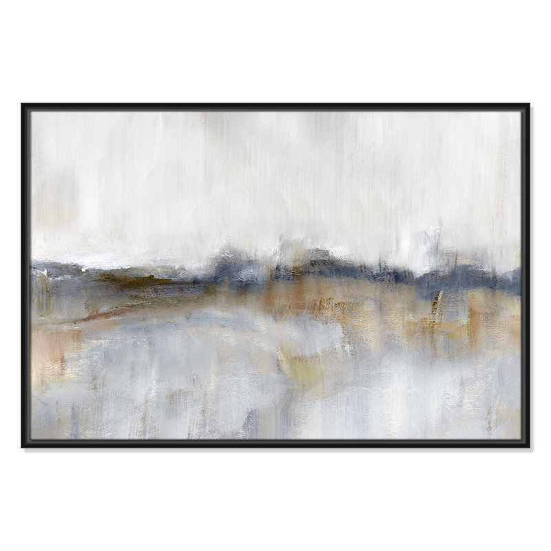 Autumnal Tide by Nan - Floater Frame Print on Canvas, Black Framed, 25.5'' H x 37.5'' W x 2'' D