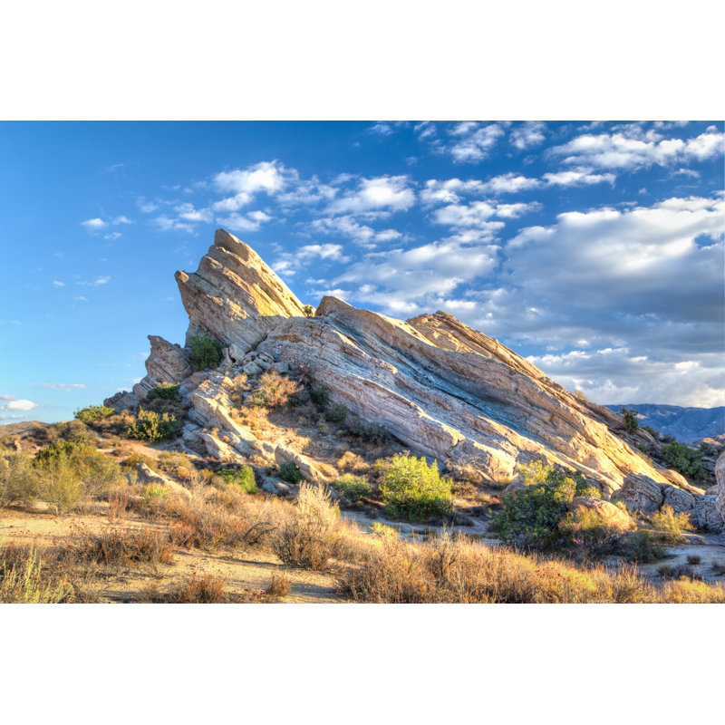 Vasquez Rocks by Wolterk - Wrapped Canvas Print, 20cm H x 30cm W