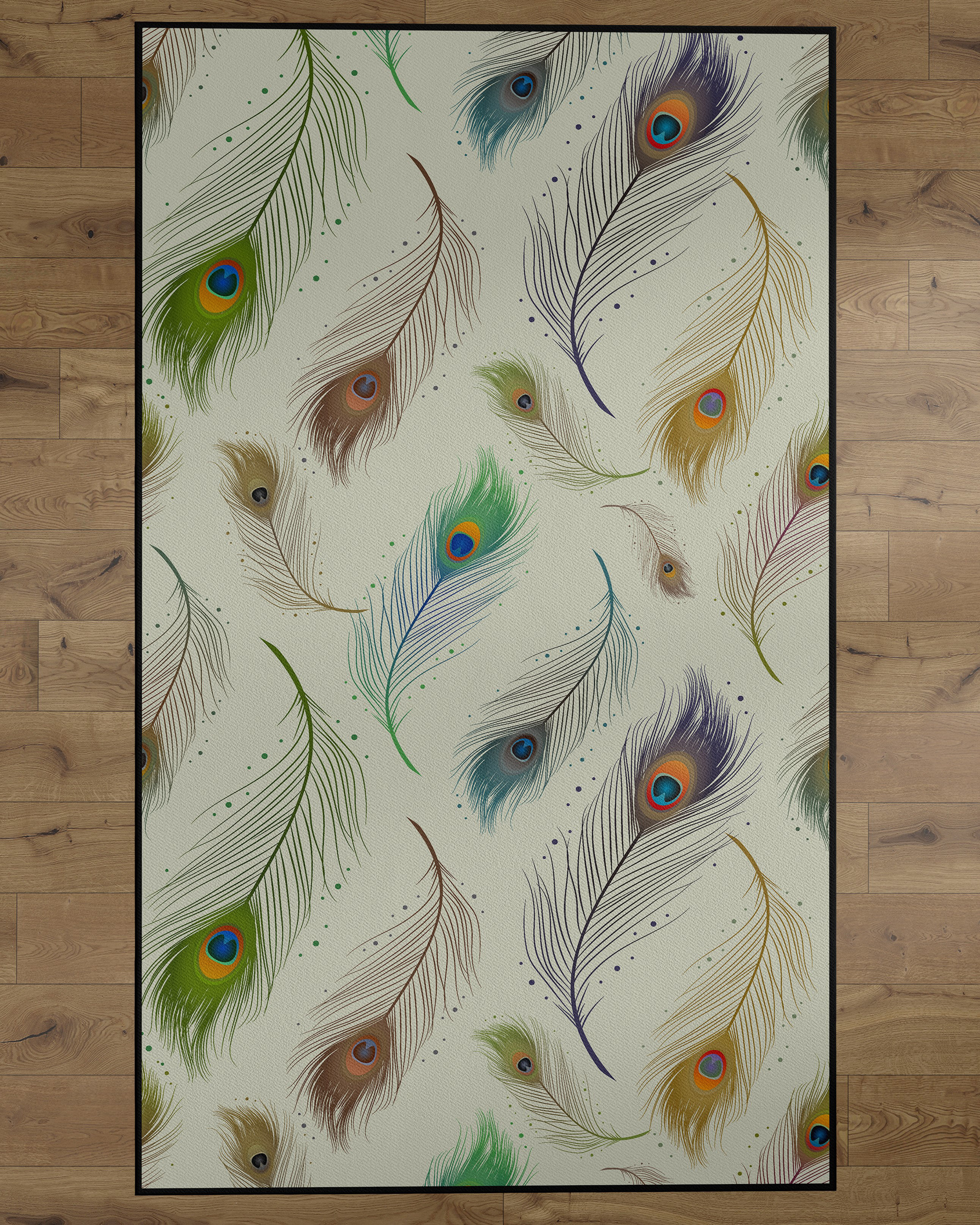 World Menagerie Aldis Animal Print Cream Area Rug | Wayfair
