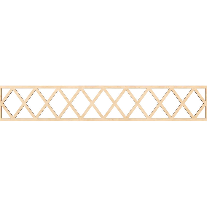 Cimaise Wolford, Bouleau, H 8 po x l 46,625 po x P 0,25 po