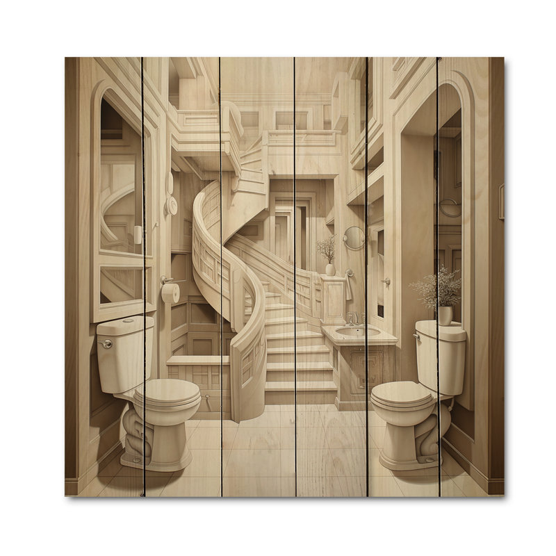 Charlett Toilet Minimalist II, 25" H x 25" W x 0.78" D