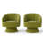 Murrow Velvet Swivel Barrel Chair(Set of 2)-522259643