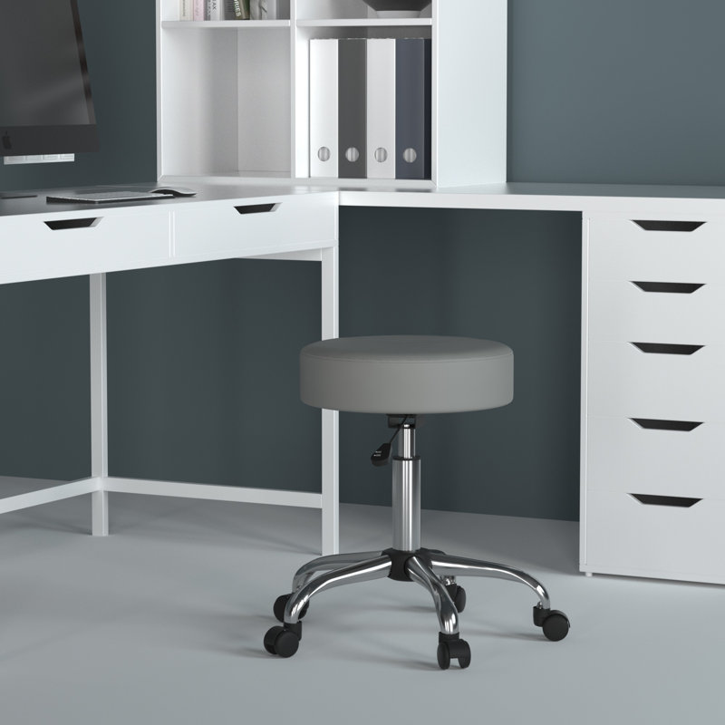 Tabouret de laboratoire Wilhelm, Gris