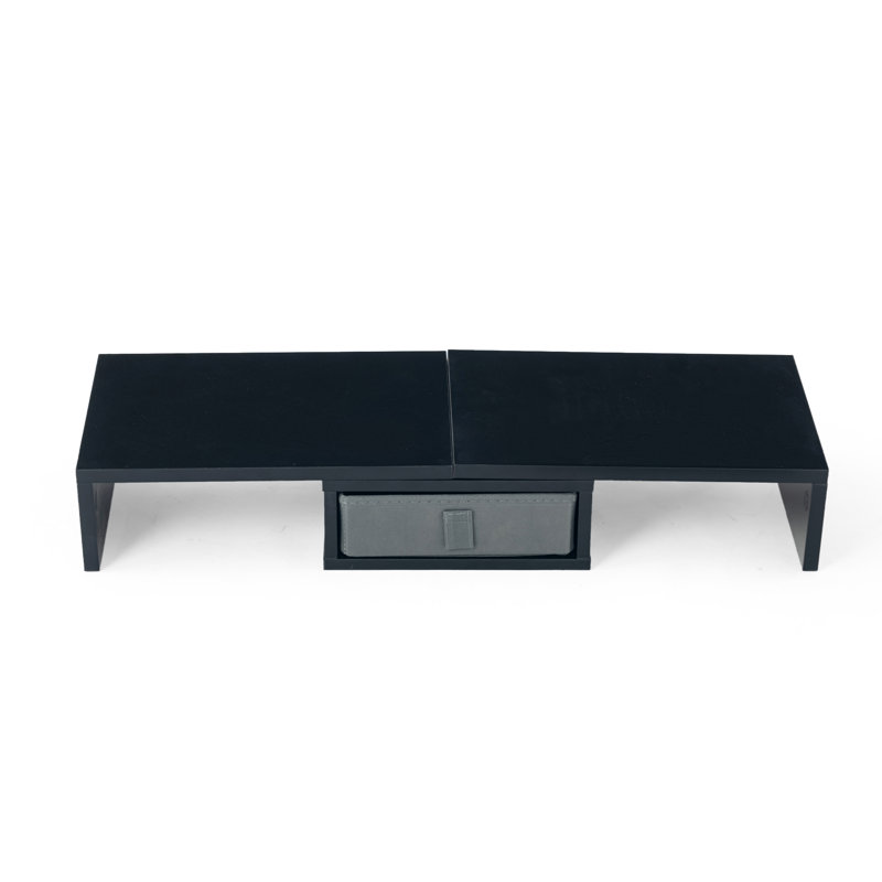 Barlas Manufactured Wood Monitor Stand, Black