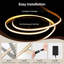 V4light 16,4ft 24V Smart COB LED Strips, accordable blanc 2700K-6500K, Alexa et Google commande vocale, application / télécommande, CRI90 + éclairage sous l'armoire sans points pour placard de cuisine