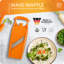 Trancheuse à légumes ondulée à motif gaufré ondulé Bönerner - réglages d'épaisseur multiples avec support de sécurité alimentaire - fabriqué en Allemagne - orange-124241628