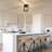 Dyanara Glass Semi Flush Mount