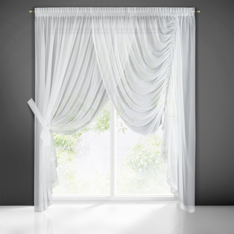 Kamyia Sheer Curtain Single Panel