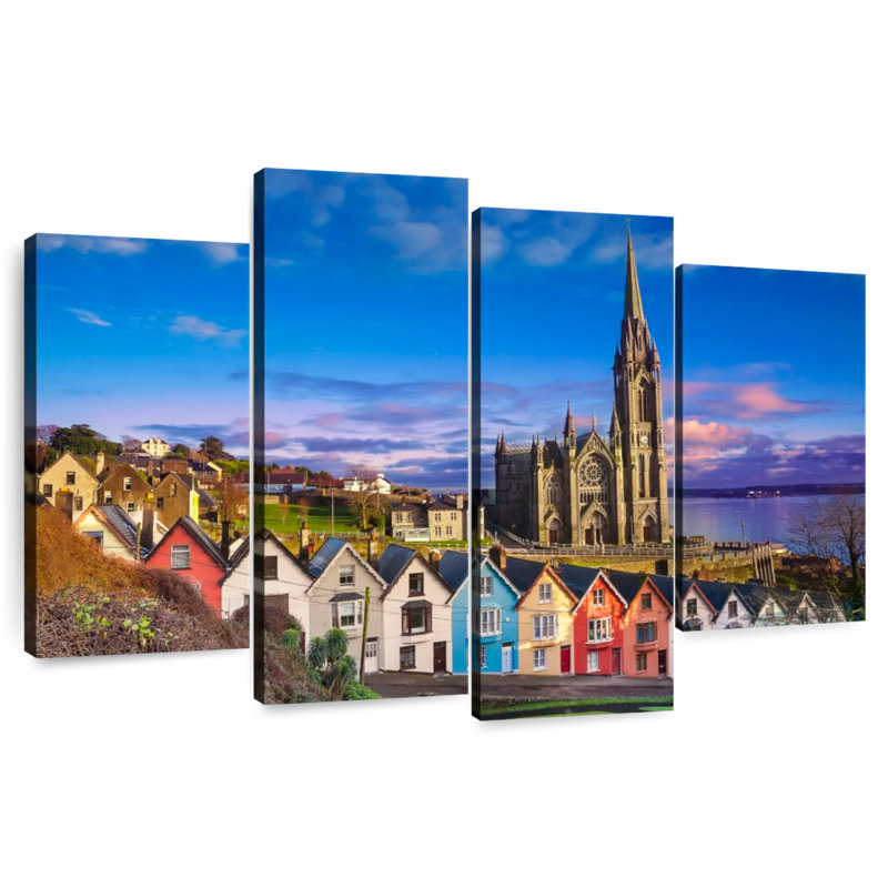 Cathédrale de la ville de Marchelle Cobh, H 22 po x l 36 po