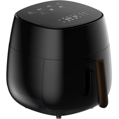 Friteuse 4 litres Intexca, 1400 W, 7 modes préréglés, écran tactile à DEL, panier antiadhésif, arrêt automatique