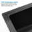 Modern 304 Stainless Steel Undermount Kitchen Sink 30" X 19" - Black Single Bowl Workstation With Drain Handmade For Efficient And Hygienic Use-121628959