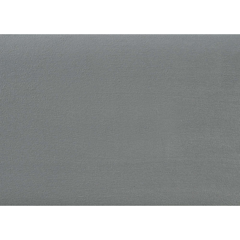 Lit plateforme 1Pc (seulement lit), Gris pâle, Simple
