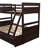 Twin Over Full Bunk Bed With Storage - Espresso